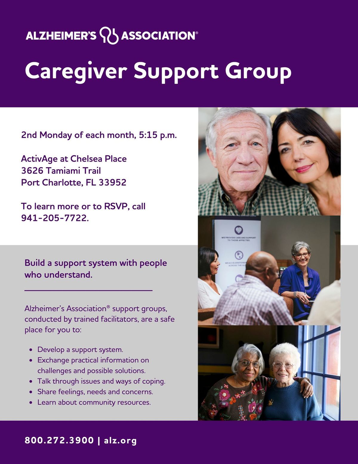 Caregiver Support Group - Alzheimer's Association (Port Charlotte)