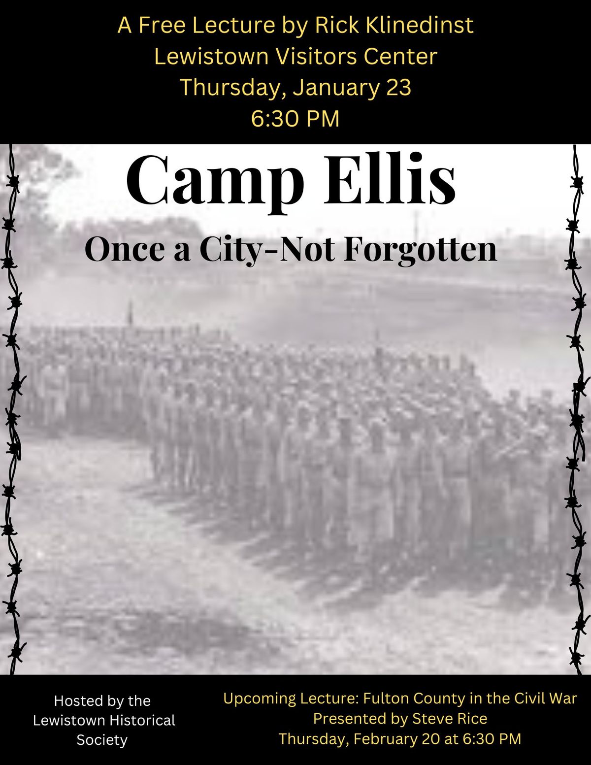 Speaker Series: "Camp Ellis: Once a City-Not Forgotten" by Rick Klinedinst