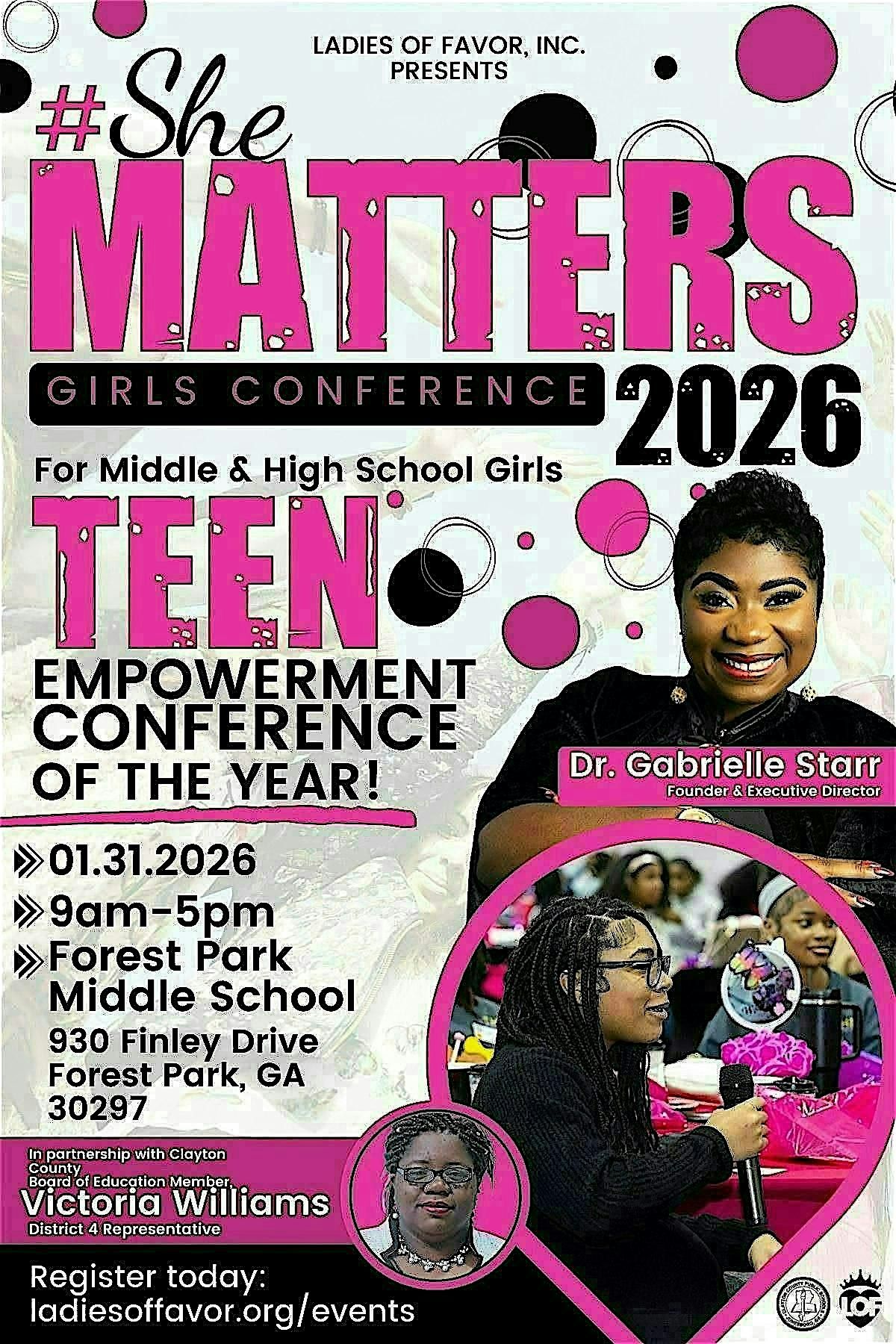 2026 She Matters Girls Empowerment Conference