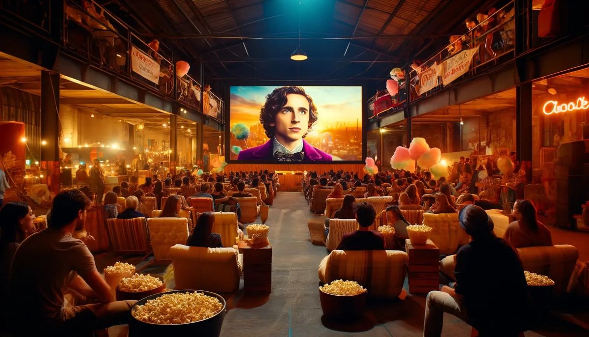 Sweet and Salty Night. Cotton Candy & Popcorn with Wonka The Movie - Free Event