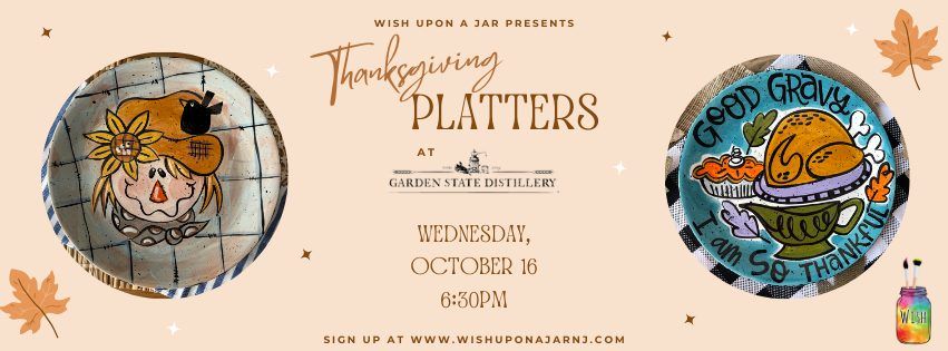 Thanksgiving Platters at Garden State Distillery