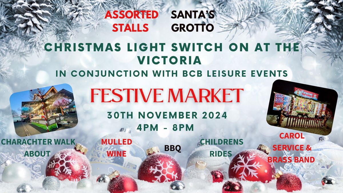 Christmas Light Switch on at The Victoria 