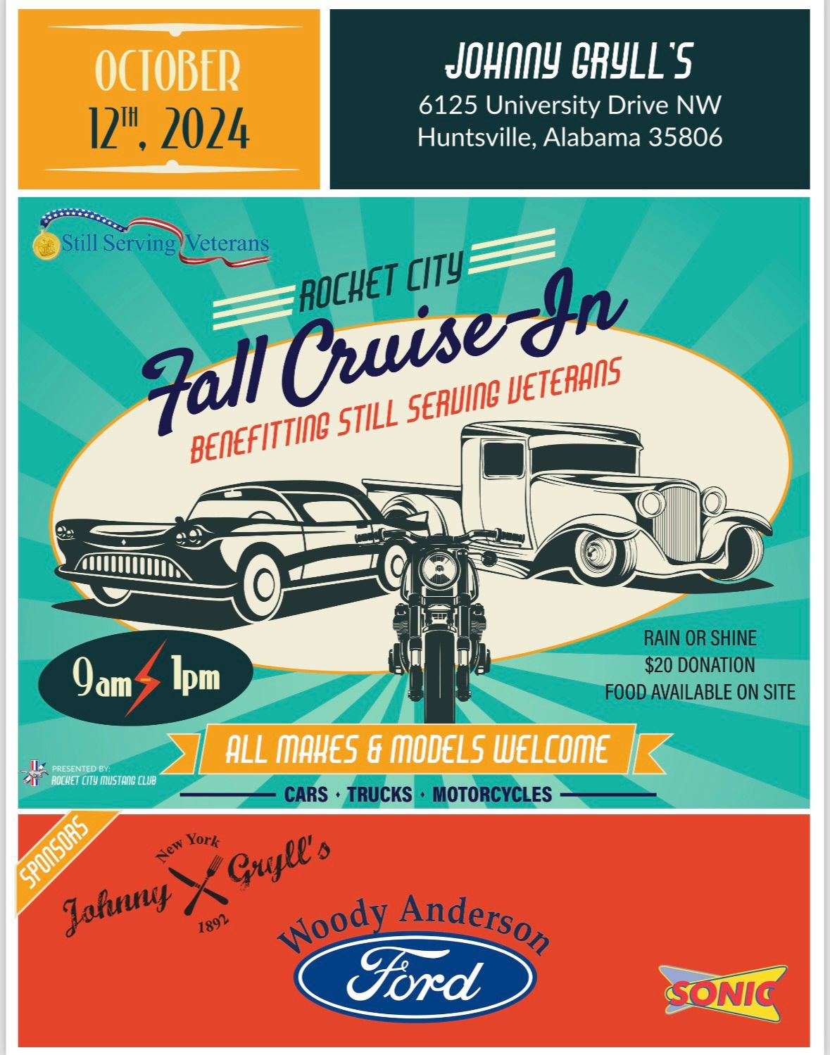 RCMC Fall Cruise In - Benefitting Still Serving Veterans 