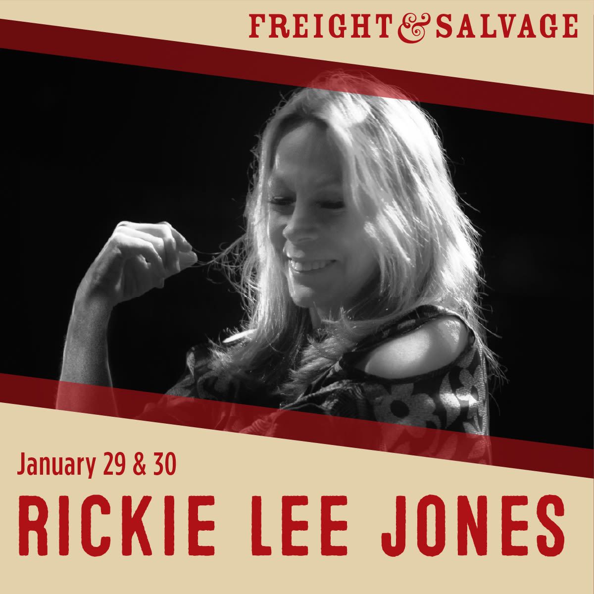 Rickie Lee Jones at Bram Goldsmith Theater