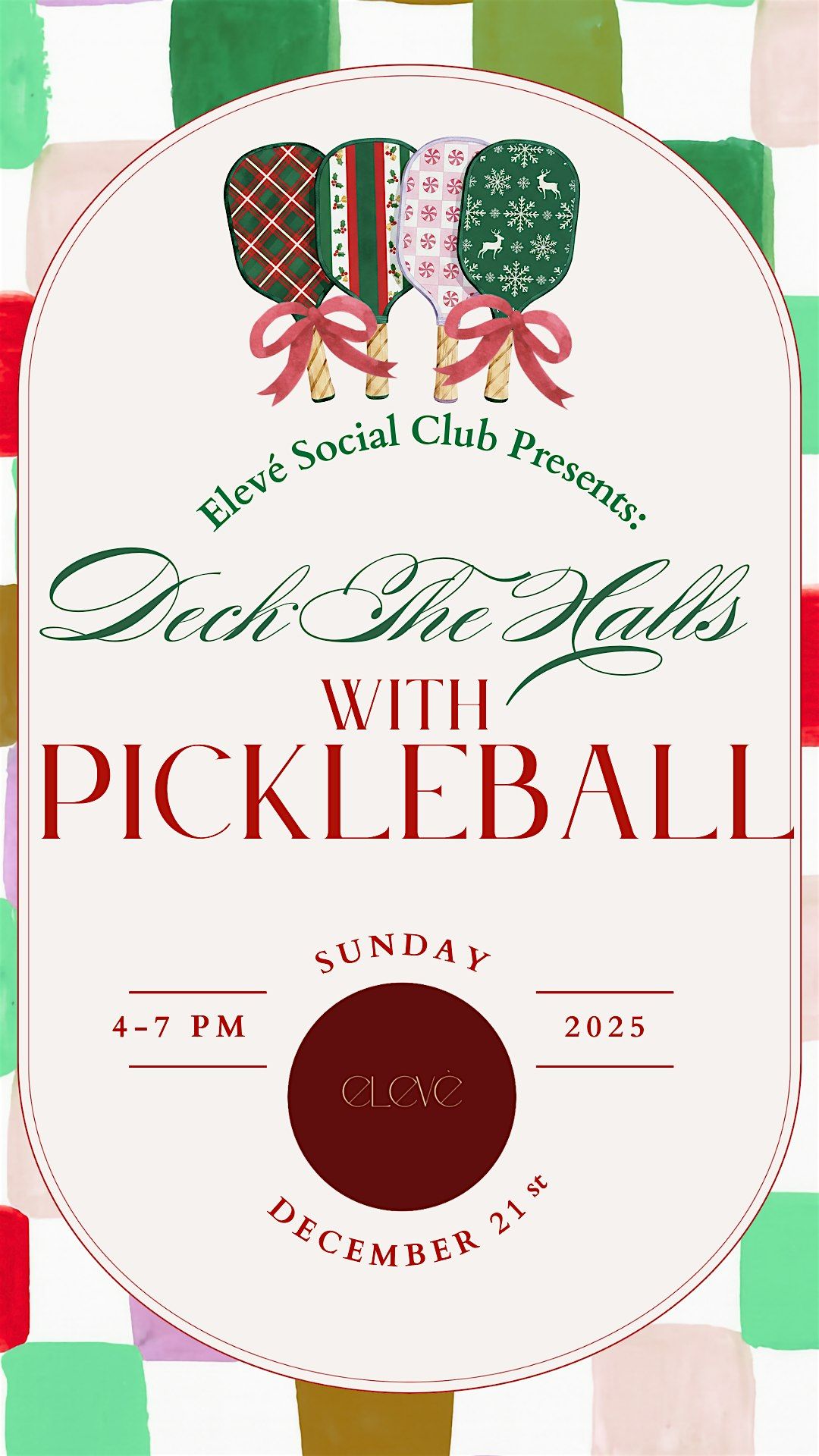 Deck The Halls with Pickleball