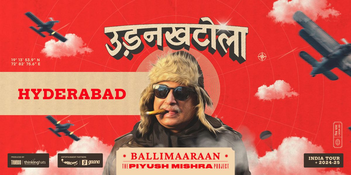 Piyush Mishra - UdanKhatola Tour - Hyderabad