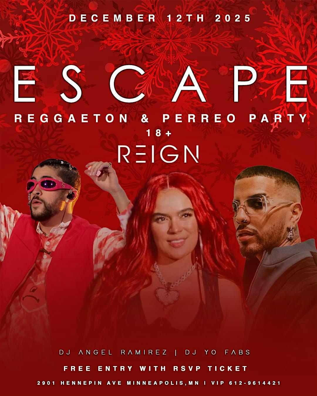 ESCAPE REGGAETON & PERREO PARTY 2025