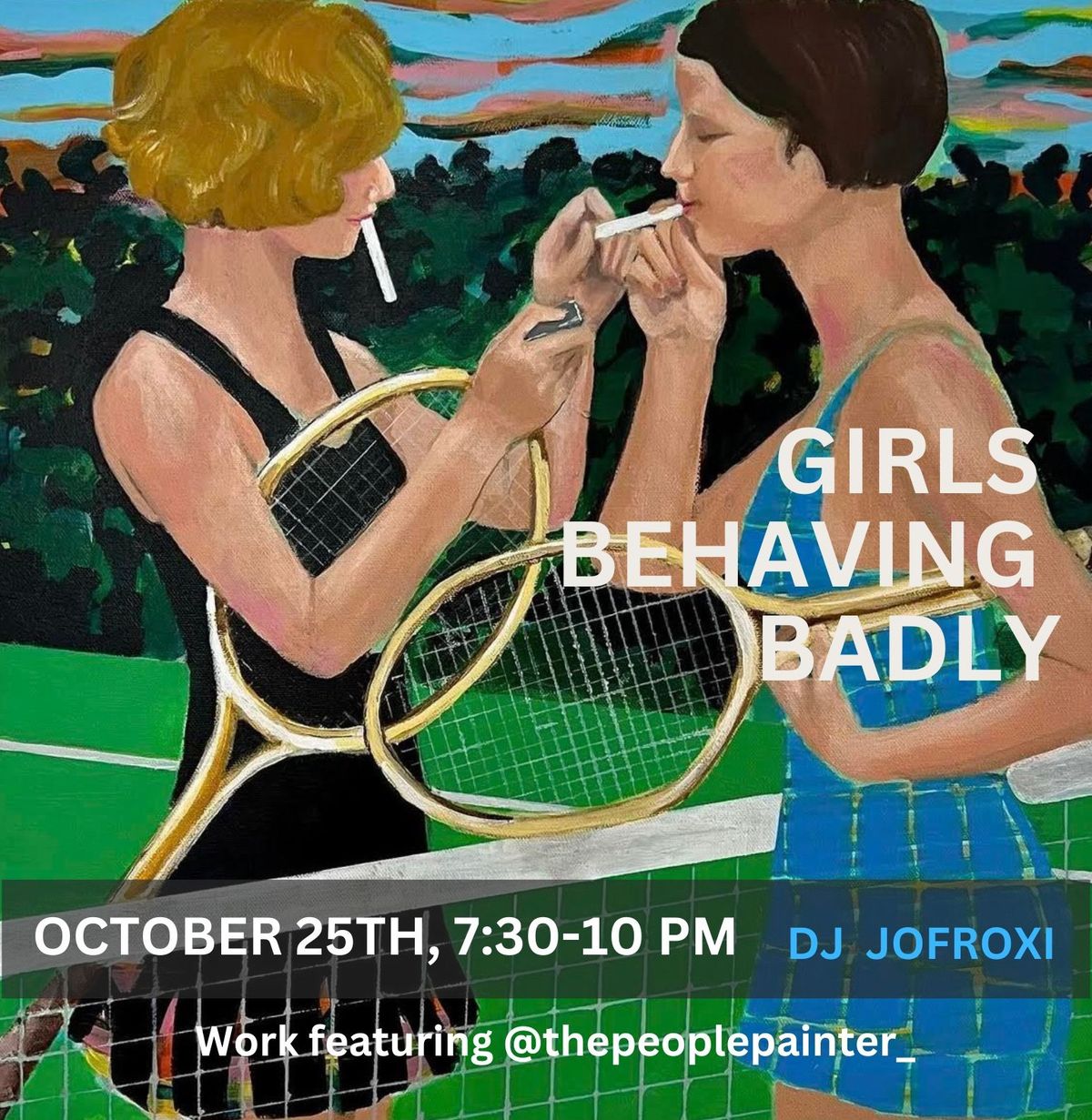 \u201cGirls Behaving Badly\u201d Collection: Artist Jen Temple OPENING NIGHT