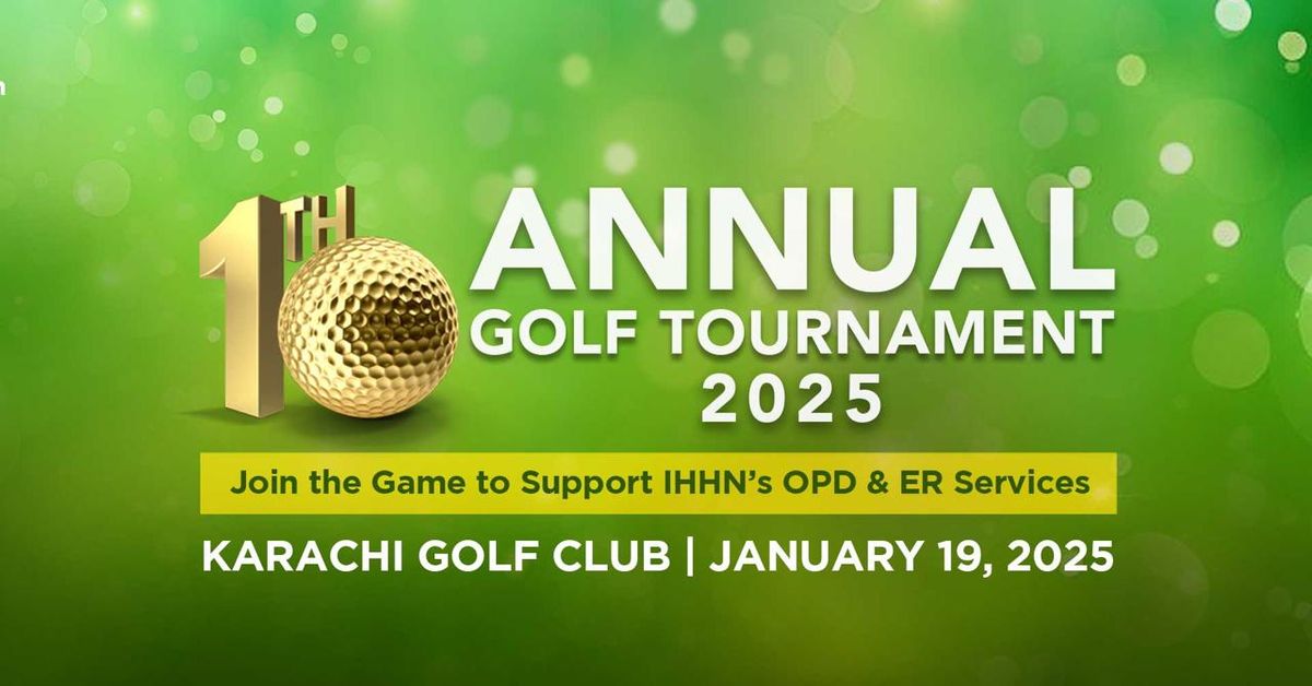 FAST CABLES \u2013 INDUS HOSPITAL ANNUAL GOLF TOURNAMENT 2025 - January 19, 2025