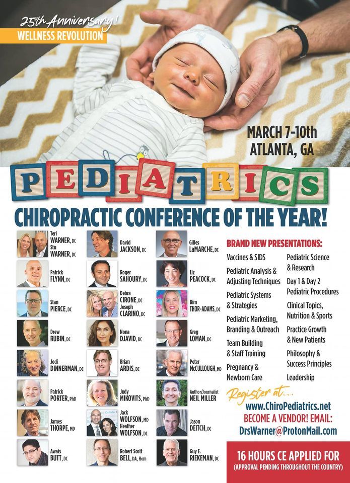 PEDIATRICS Chiropractic Conference of the Year