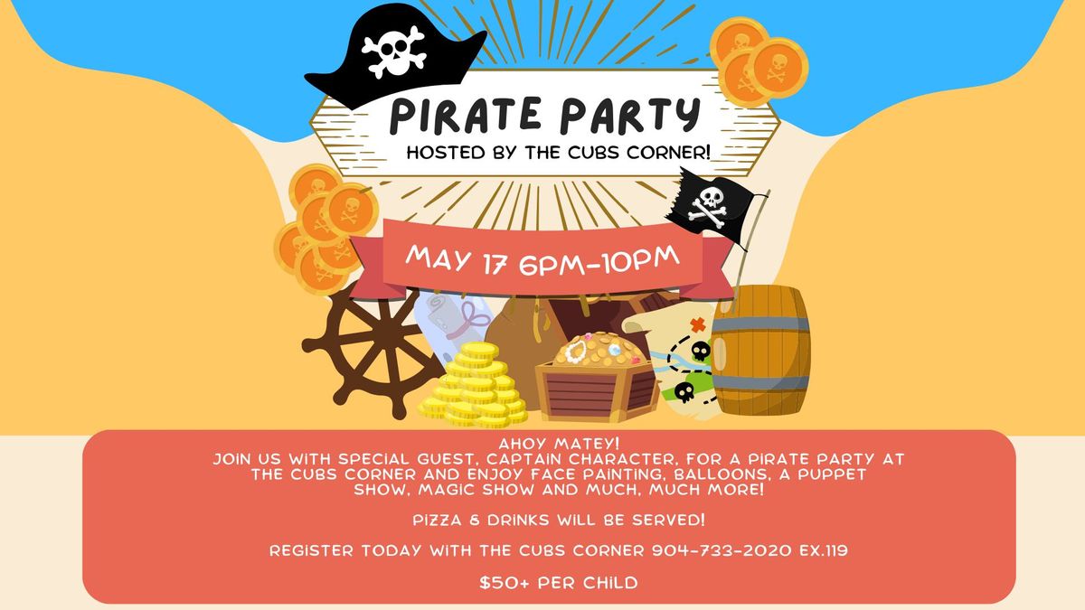 Cubs Corner Pirate Party