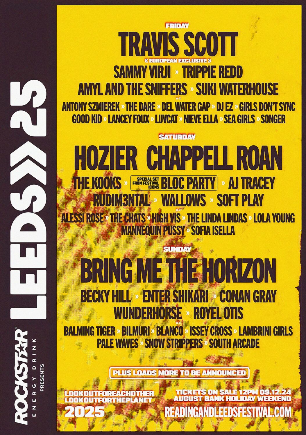 Leeds Festival 2025 - Saturday - Hozzier, Chappel Roan Tickets