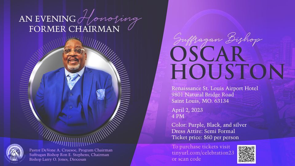 Honoring our former Chairman, Suffragan Bishop Oscar Houston!