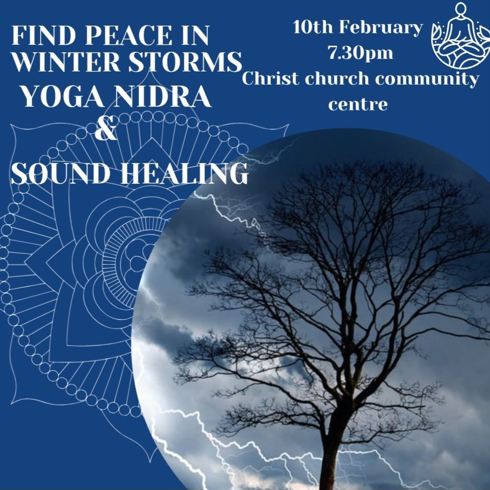 full moon find peace in the winter storm yoga nidra and sound healing 