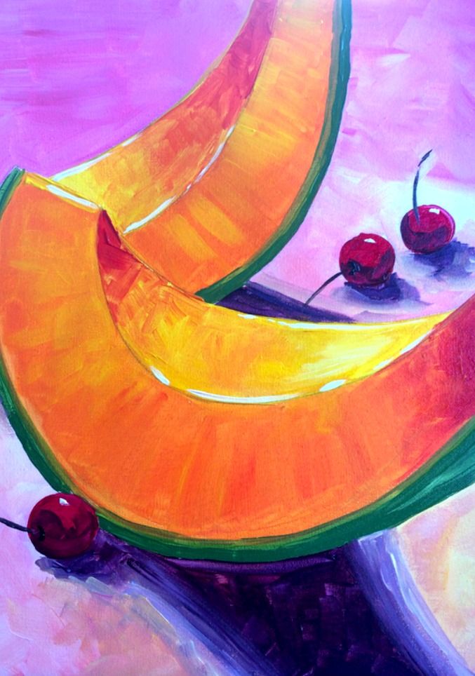 Paint and Wine Night Event in Auckland - Fruit Still Life