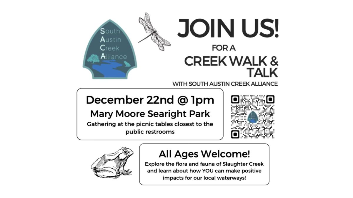 South Austin Creek Alliance Creek Walk & Talk