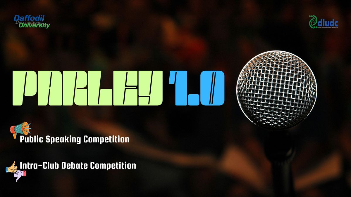 Parley 1.0 - Intra-Club English Debate Tournament