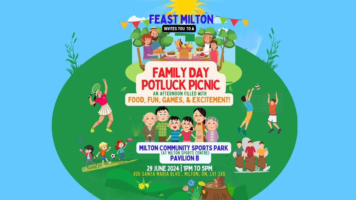 Feast Milton Family Day Potluck picnic 