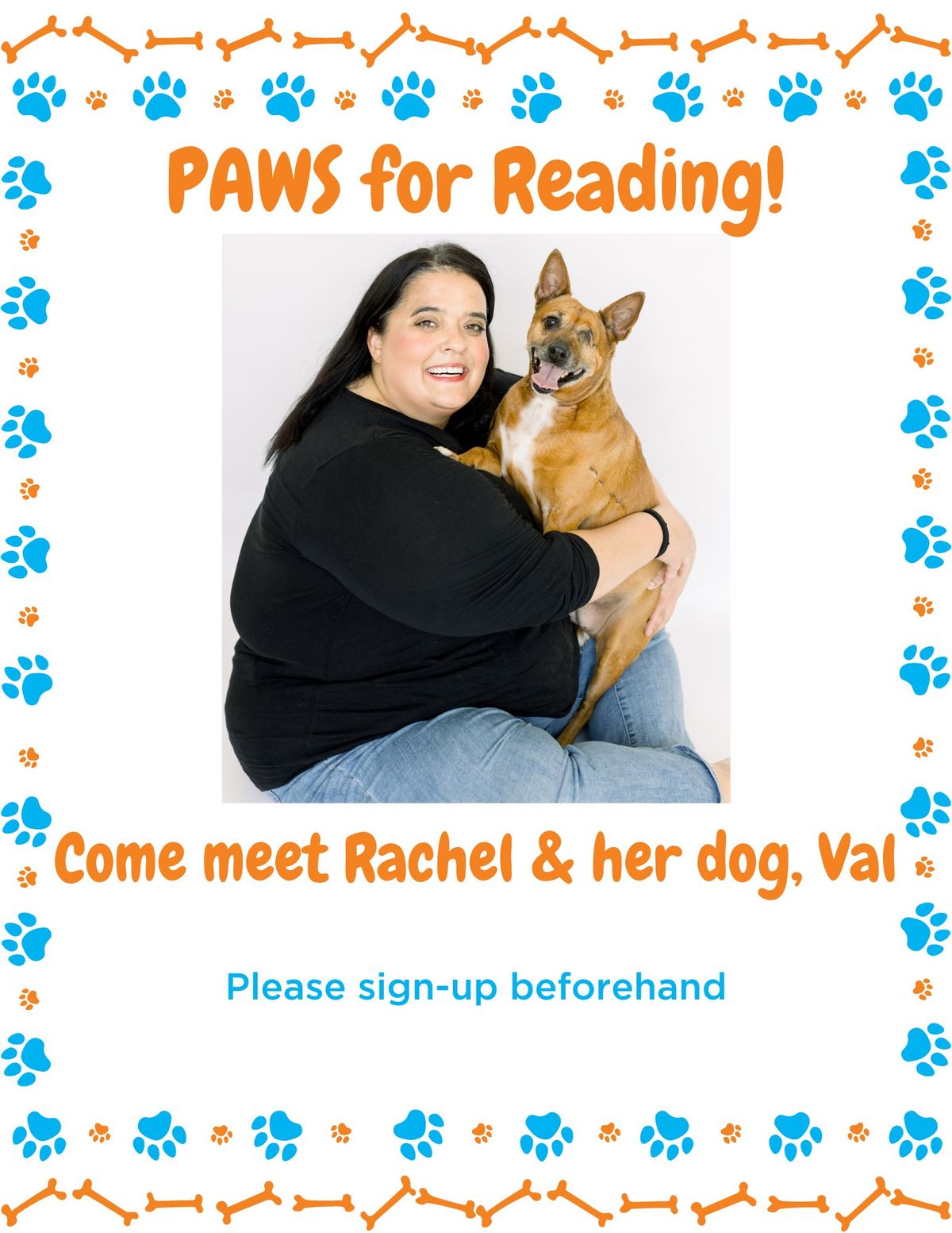 PAWS FOR READING!!