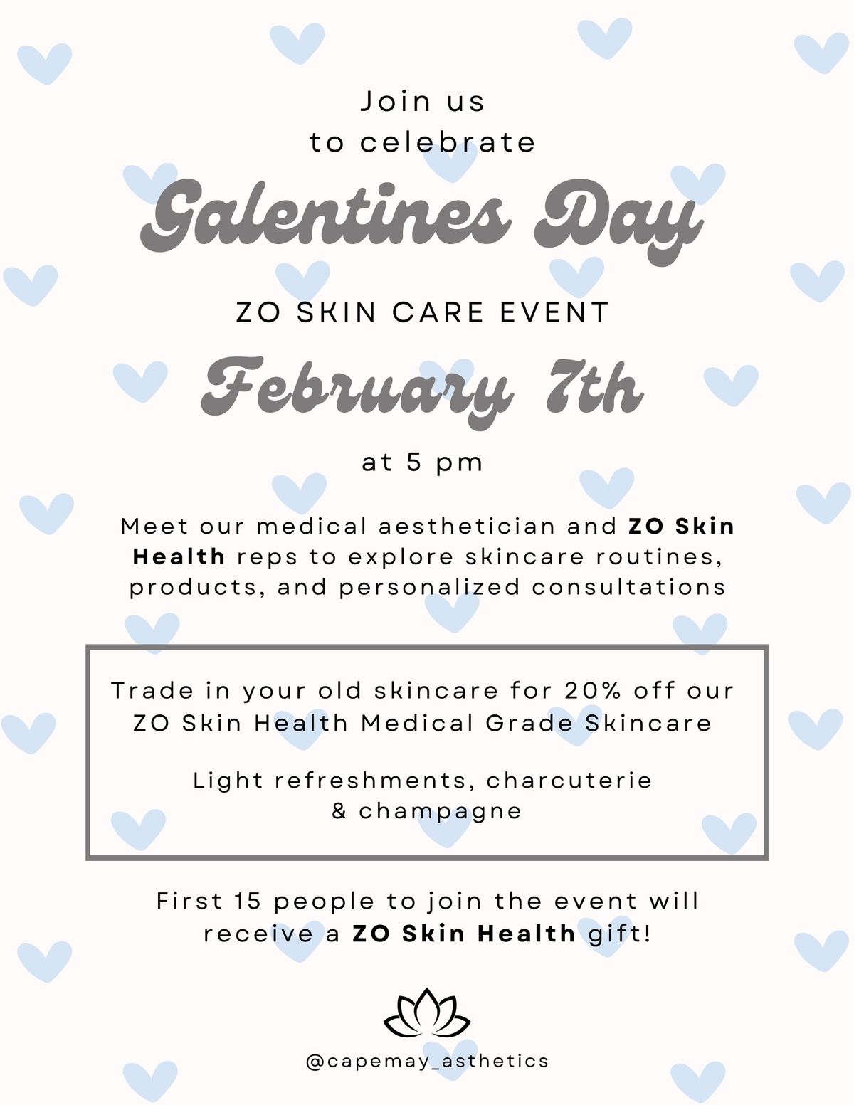 Galentines Day - Skin Care Event