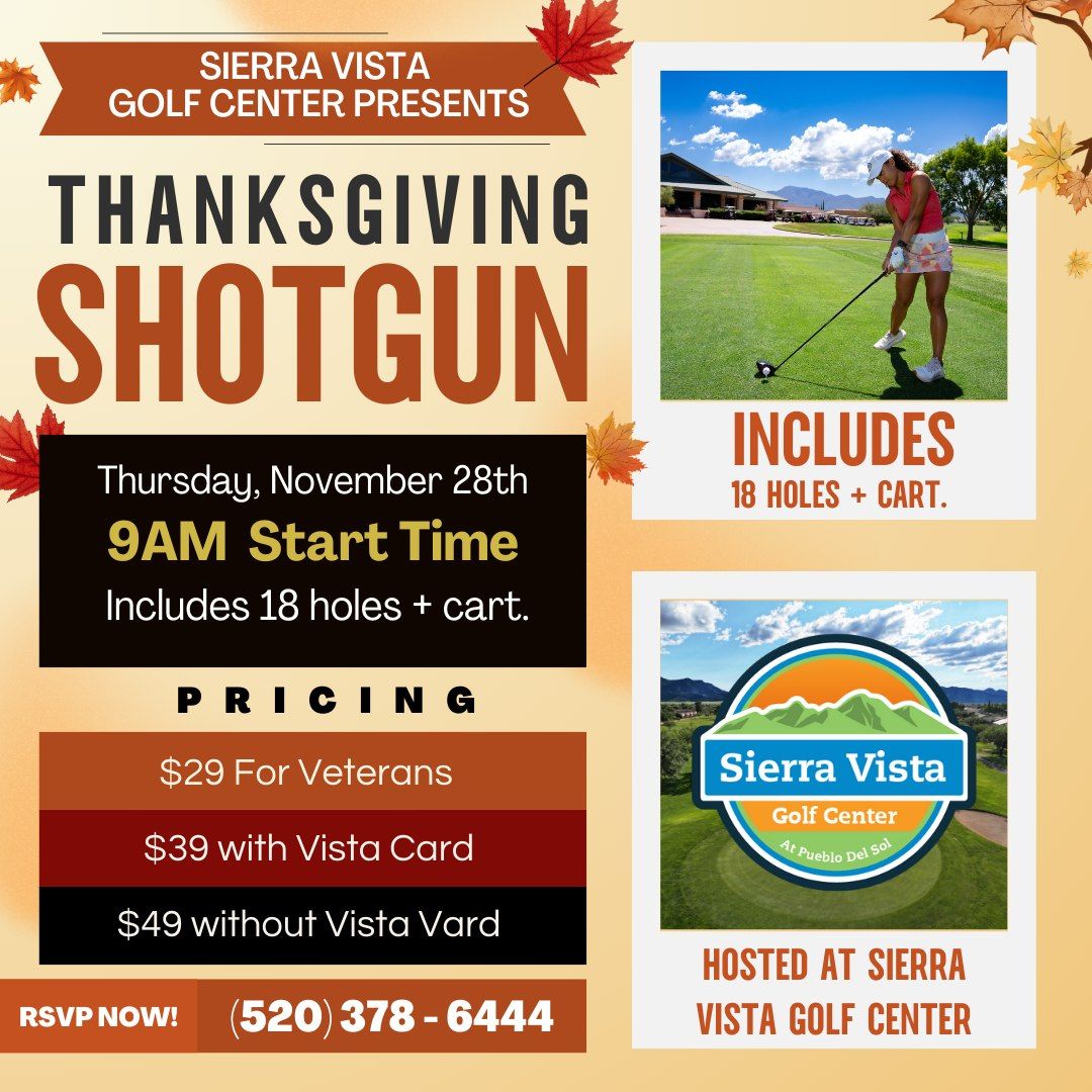 Thanksgiving Shotgun Golf Event