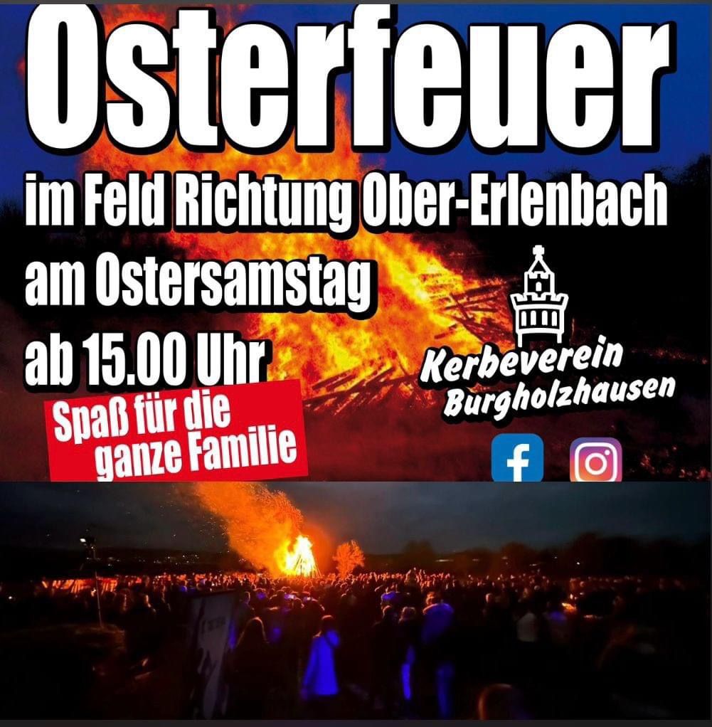 Holzh\u00e4user Osterfeuer 2025