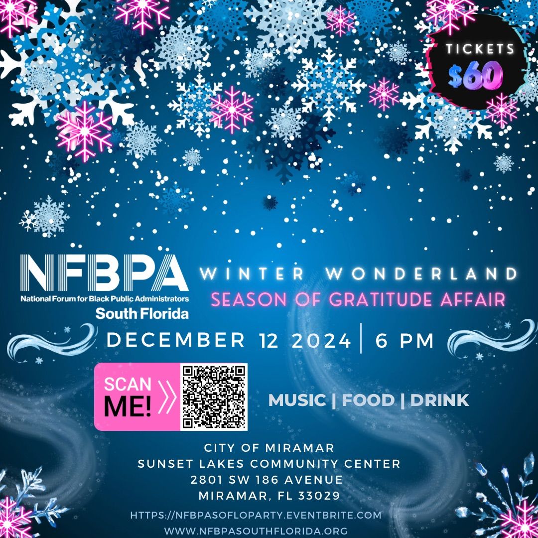 NFBPA SOFLO Winter Wonderland Season of Gratitude Affair 