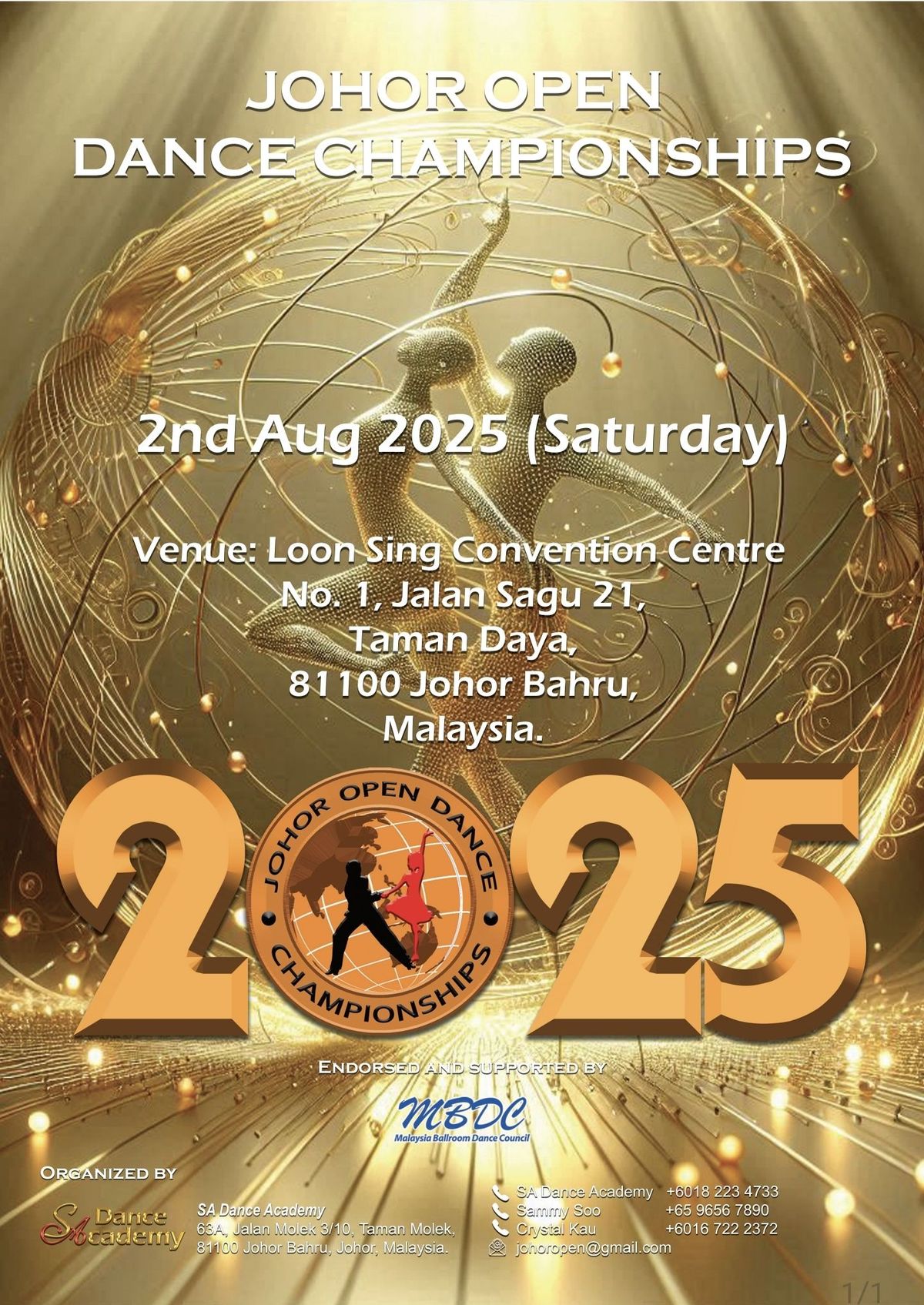 Johor Open Dance Championship 2025