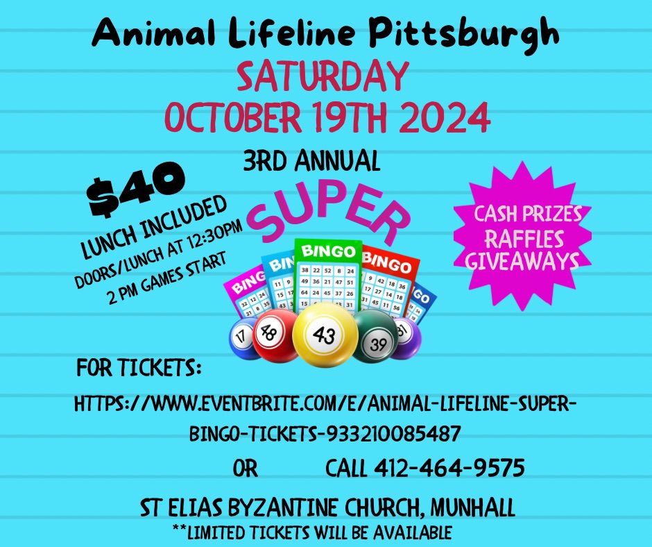 Animal Lifeline Super Bingo