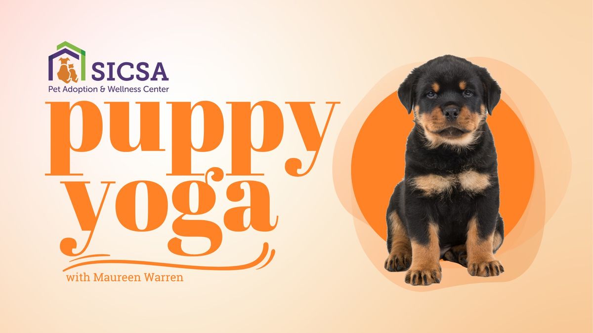 Puppy Yoga at SICSA