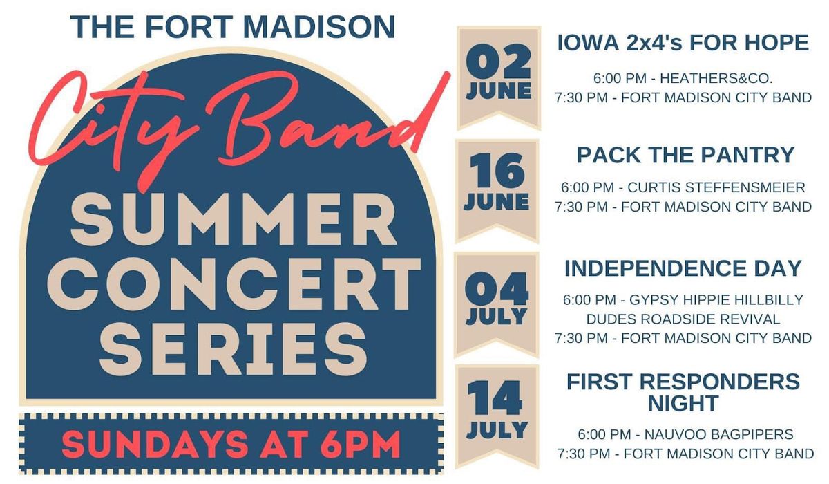 Fort Madison City Band Summer Concert Series