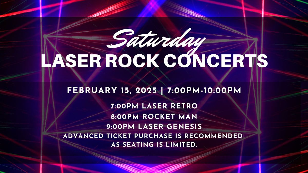 Second Saturday Laser Rock Concerts