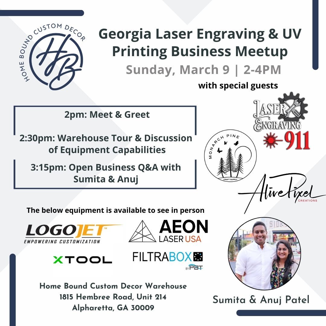 Georgia Laser & UV Printing Business Meetup