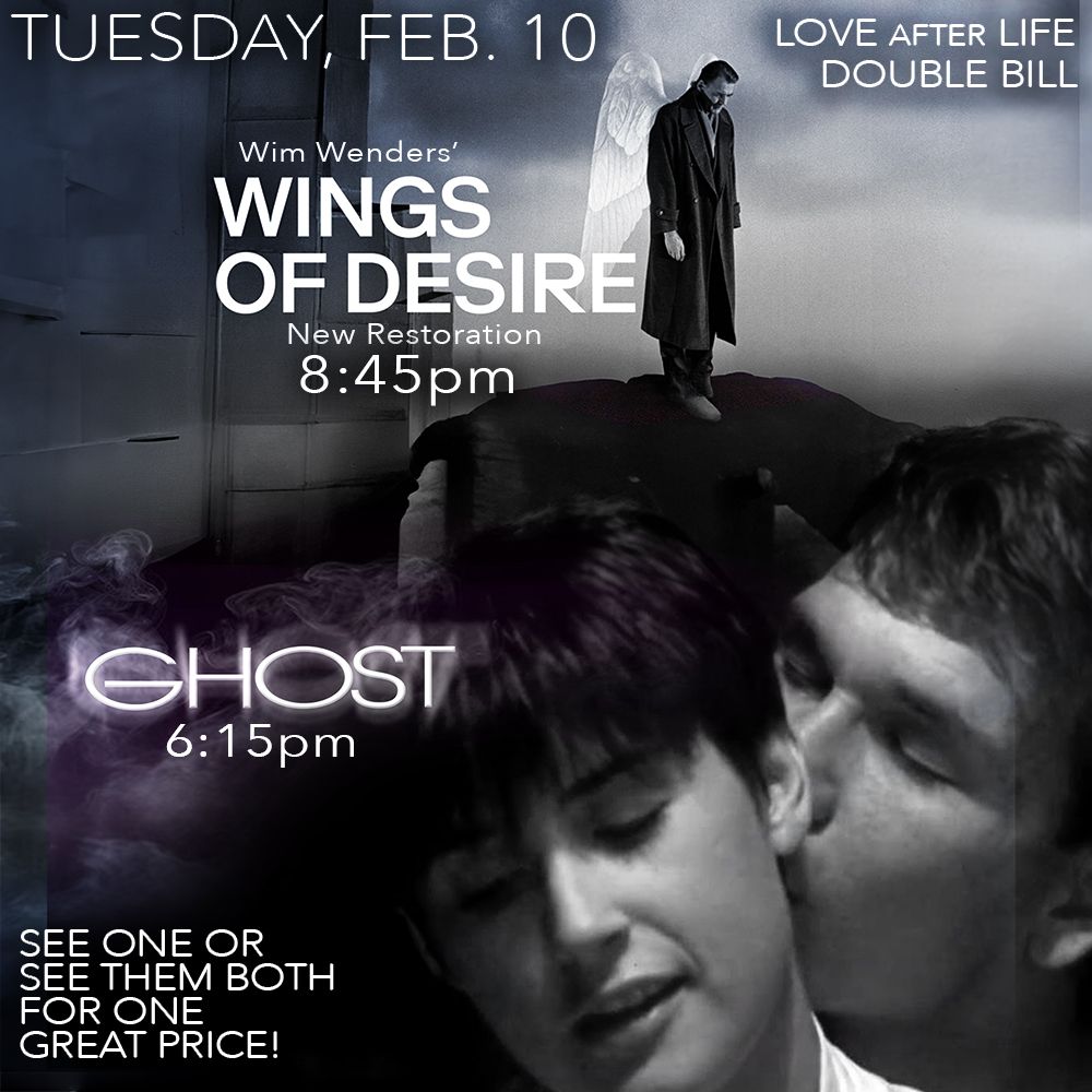 Ghost part of the #LoveAfterLife DOUBLE BILL at the Rio Theatre