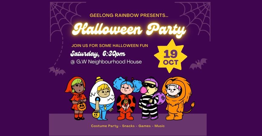 Rainbow Halloween Party - Monthly Meetup @ Geelong Rainbow