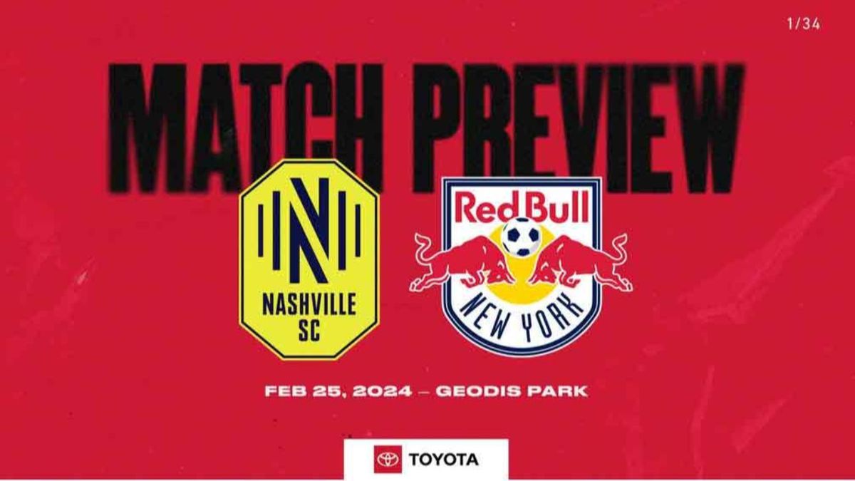 New York Red Bulls at Nashville SC at Geodis Park