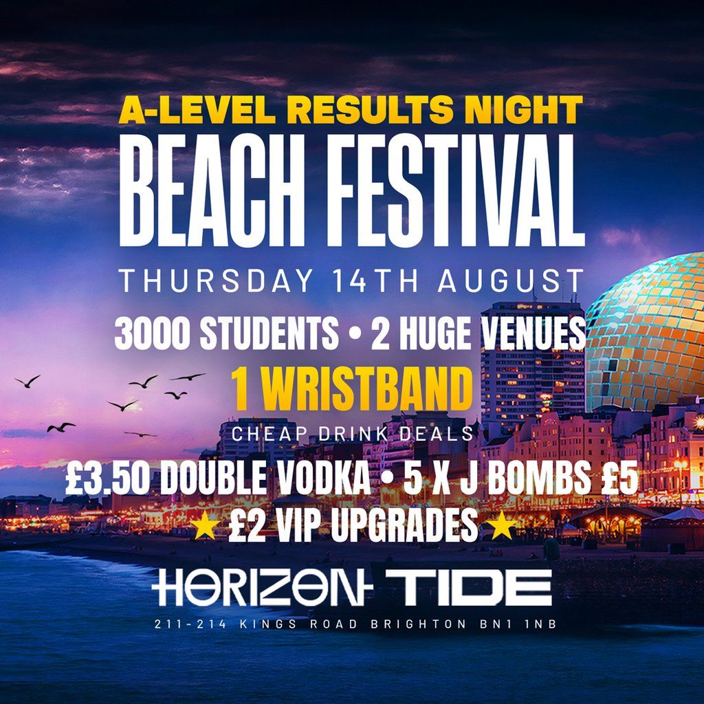 A - Level Results Seafront Festival 2025