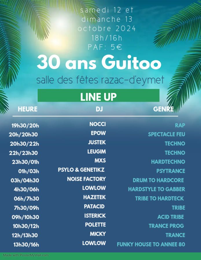 30 ans guitoo ??