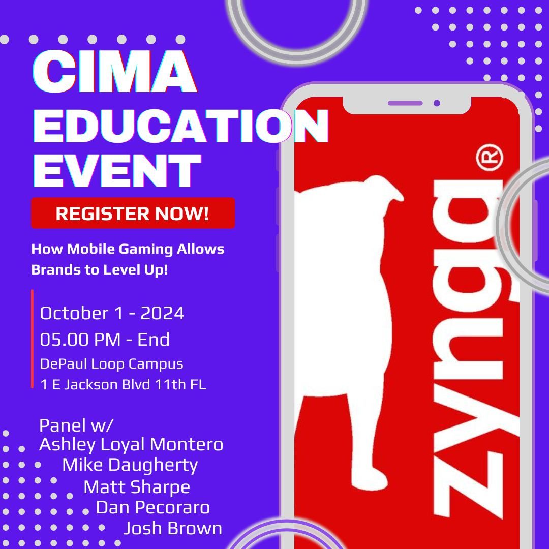 CIMA Education Event: How Mobile Gaming Allows Brands to Level Up!