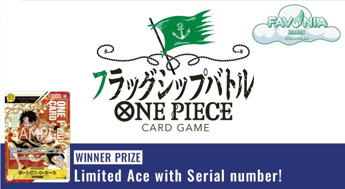 One Piece Card Game Flagship Battle @ Favonia Hobbies, 27th July 2024