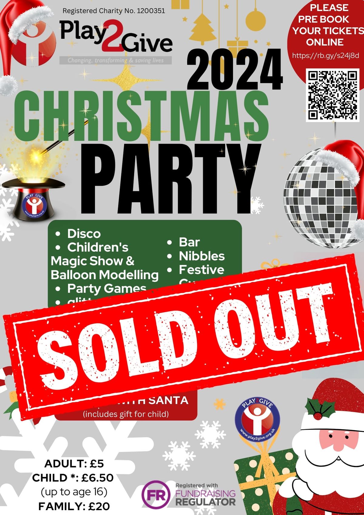 Play2Give's Christmas Party 2024 *SOLD OUT*