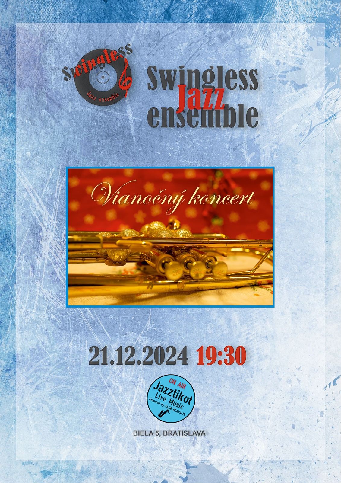 SWINGLESS JAZZ ENSEMBLE - Viano\u010dn\u00fd koncert 