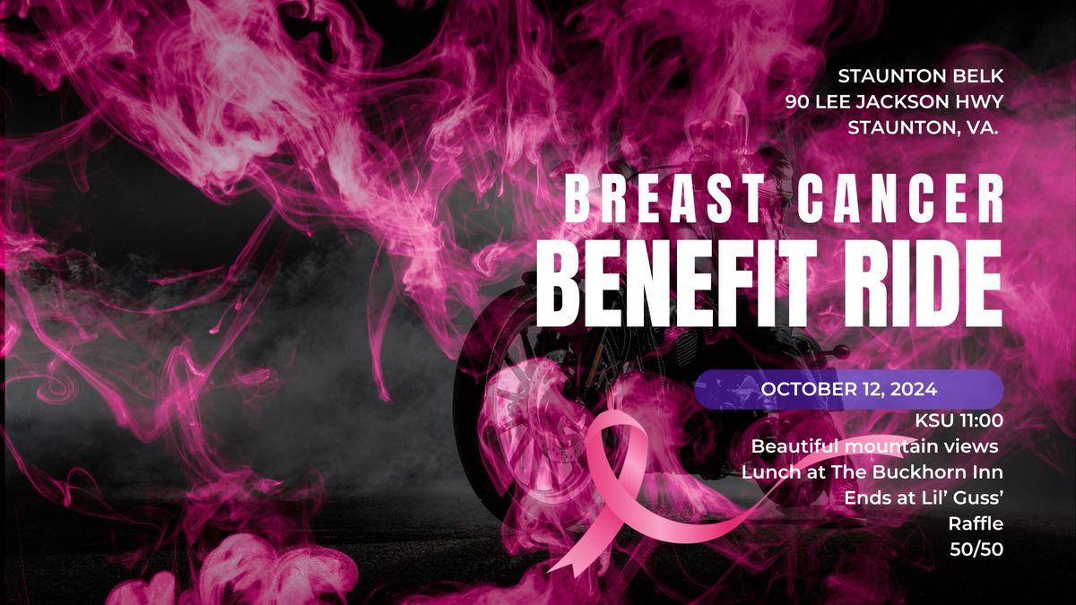 \ud83e\ude77Breast Cancer Benefit Ride\ud83e\ude77