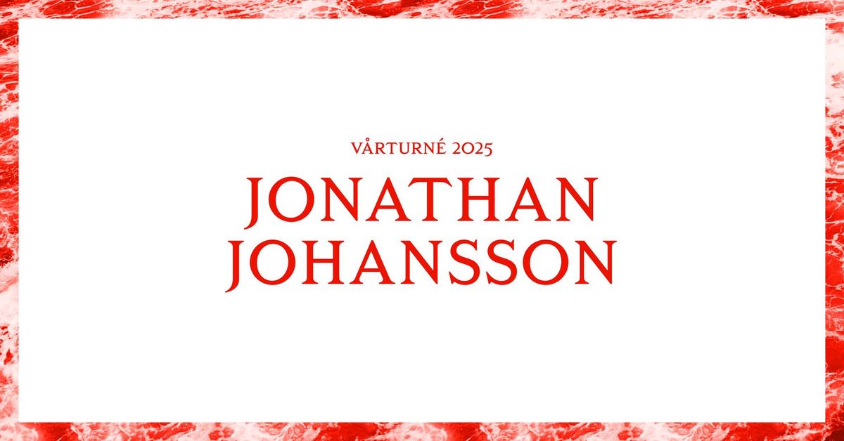 Jonathan Johansson \u2022 Pustervik \u2022 11 april