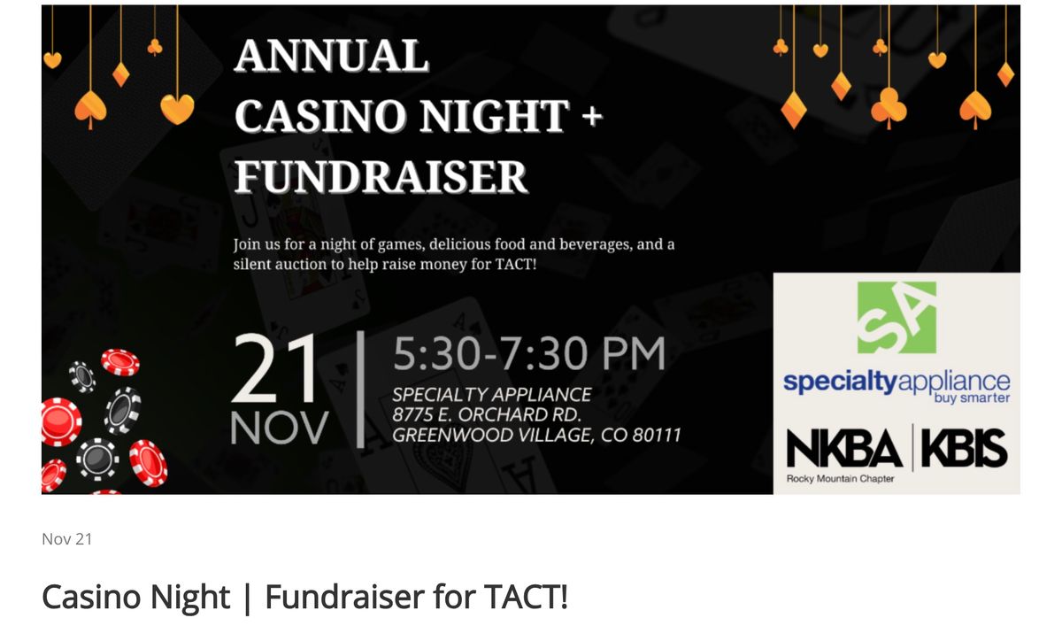 NKBA Casino Night + Fundraiser