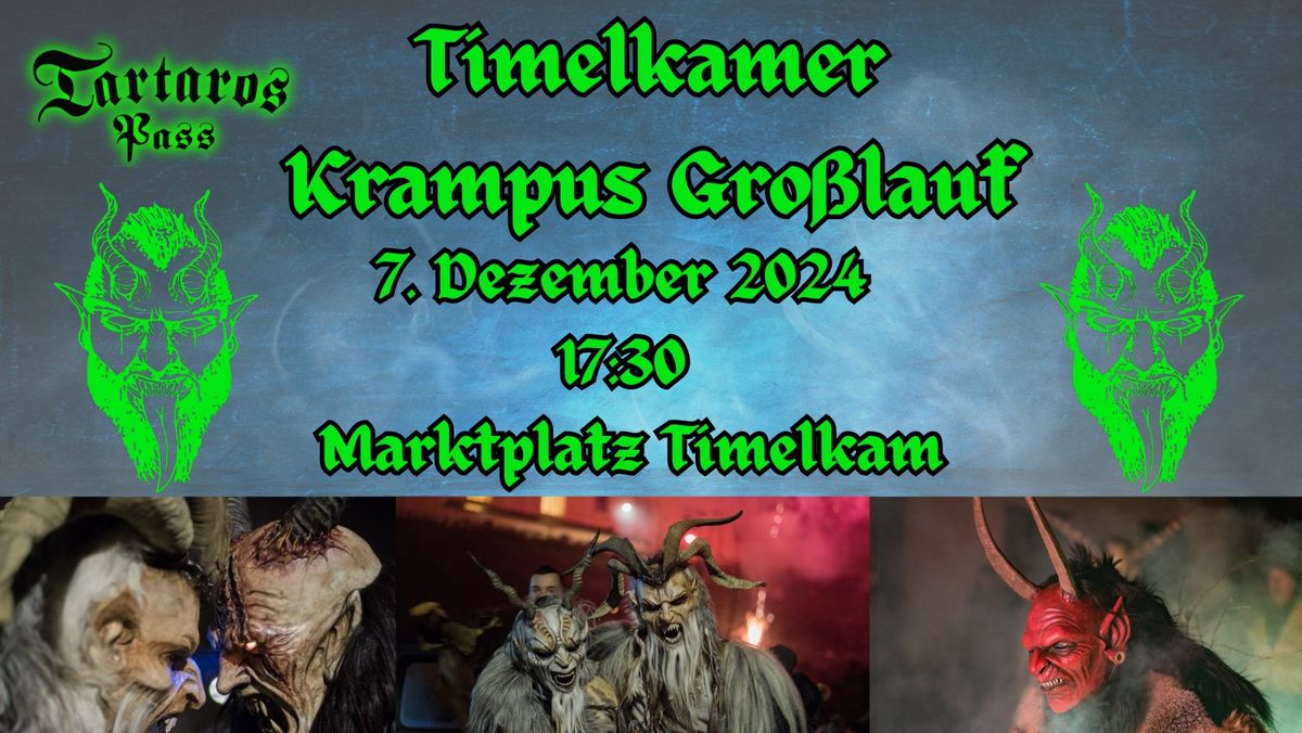 1. Krampus-Gro\u00dflauf der Tartaros Pass in Timelkam