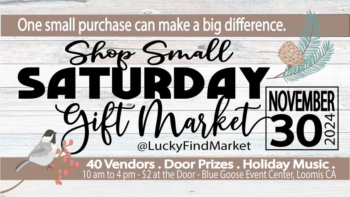 Shop Small Saturday Gift Market