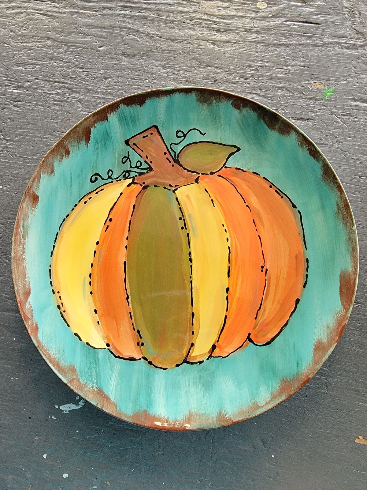 Pumpkin Plate