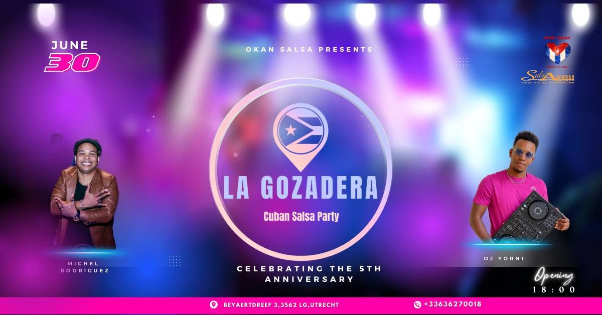 La Gozadera Cuban Salsa Party(5th anniversary)