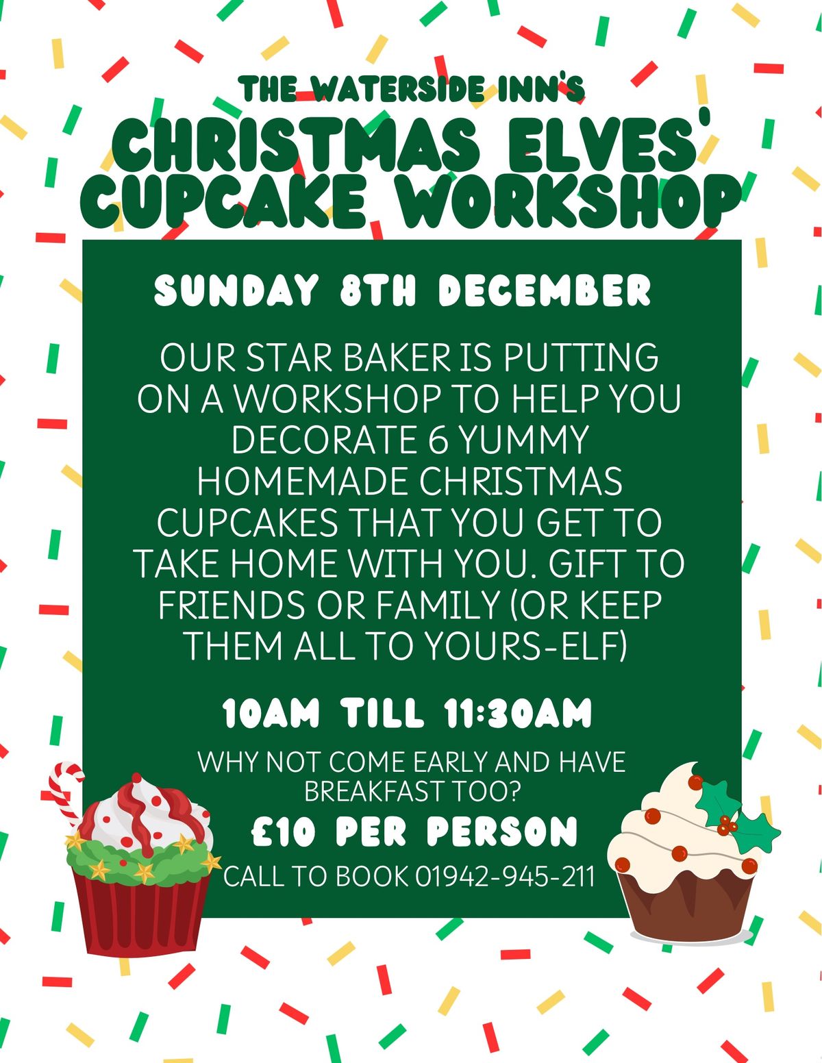 Christmas Elves\u2019 Cupcake Workshop